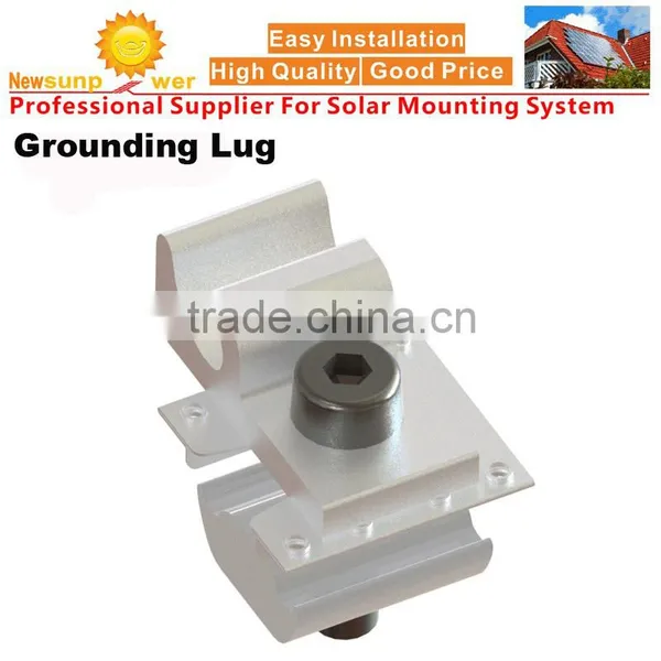 earthing system grounding lug,Solar mounting system brackets ,solar grounding system