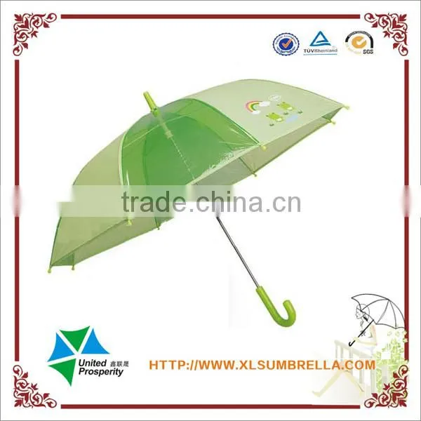 Manual Open Metal Frame Environmental Protection POE Materials Umbrella
