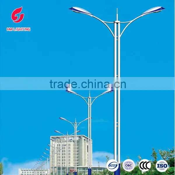 Double Arm Street Light Manufacturer 150 - 400W Outdoor Lighting Poles Supplier's Choice