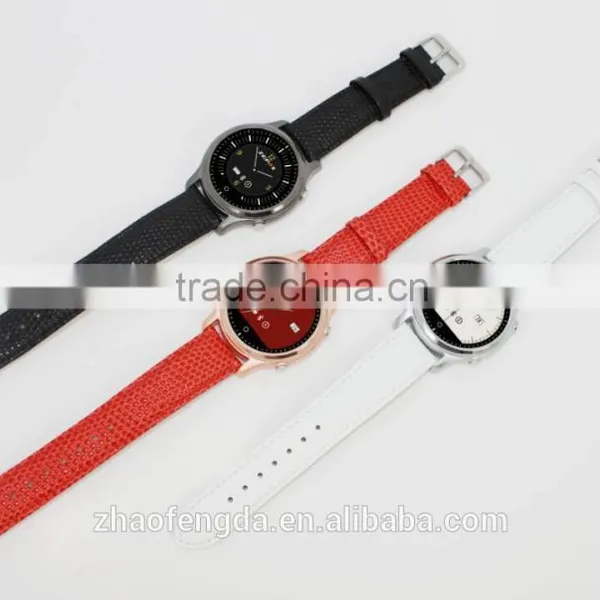S360 Android Smart Watch for Iphone 5 Bluetooth Price of Phone Leather Smart Watch With 1.22" Display photo-4