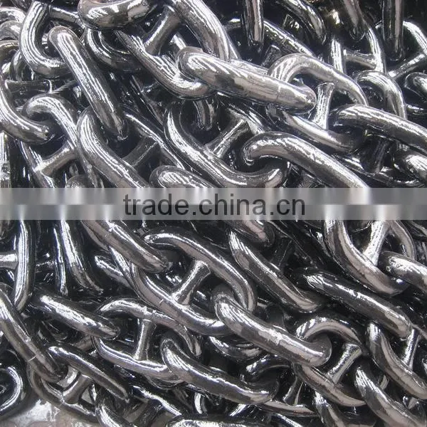Black Marine Stud Chain Mooring Anchor Chain photo-5
