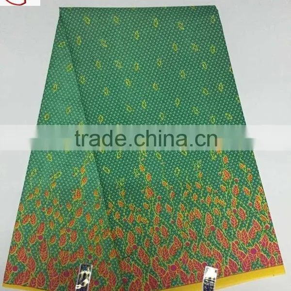 Lwax-1012-7 Green Factory Price African Jacquard Style Cheap Wholesale African Wax Print Fabric