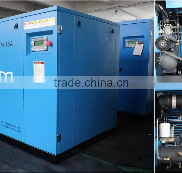 15KW 8-13bar Frequency Conversion Screw Air Compressor photo-2