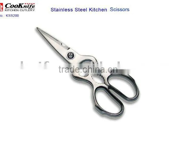 All Stainless Steel Quality Kitchen Scissors Cooknife Quality Kitchen Scissors