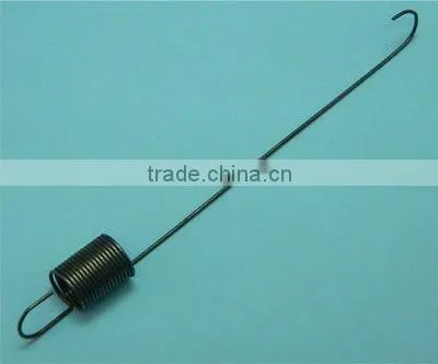 Black Extension Spring With Long Hook