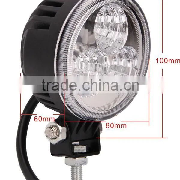 Factory Price 9W LED Work Light Voltage 12/24V Waterproof Ip67 Spot Flood Beam for Offroad Suv Atv photo-2