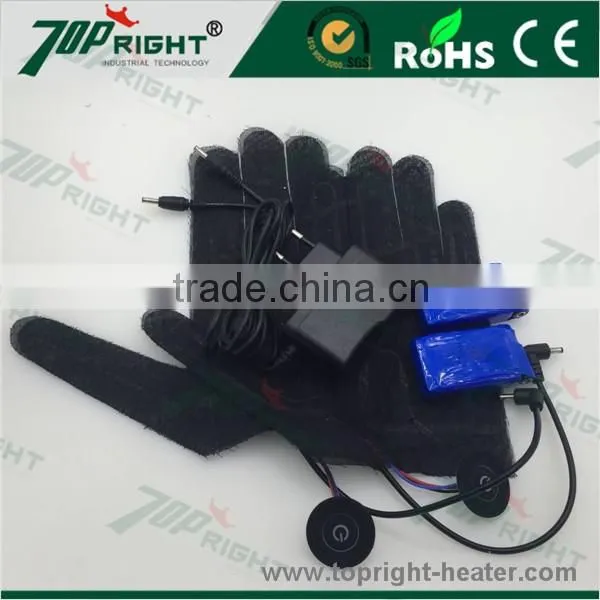 High Quality Products Heating Carbon Film Heater Used In-gloves Awith Two Battery and One Charger photo-2
