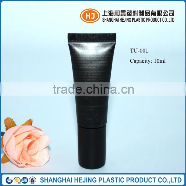Custom Cosmetic Matte Black pe Plastic Tube Packaging for Eye Cream photo-2
