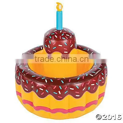 Hot Sale Custom Made Round Pvc Inflatable Ice Cooler, Swimming Pool Floating Drink Tray Cooler photo-6