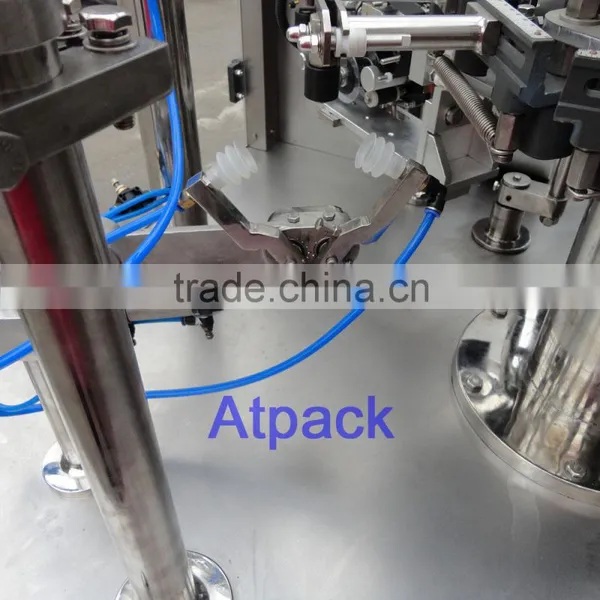 Hand Sanitizer Pre-made Pouch Filling and Sealing Machine photo-5