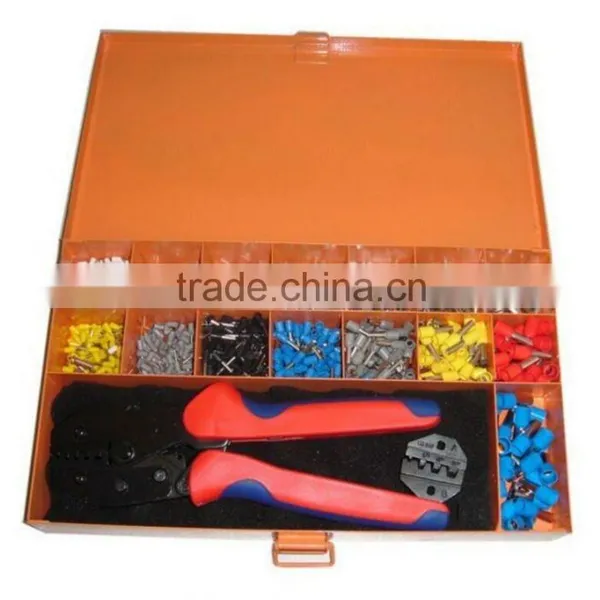 LSD Good Quilty LY-0516TH Combination Cable Ferrule Crimping Tool Kit Crimping Die Set in Metal Box photo-2