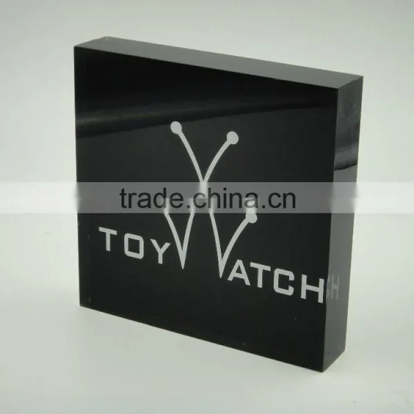 Custom Solid Acrylic Name Block Logo Block photo-4