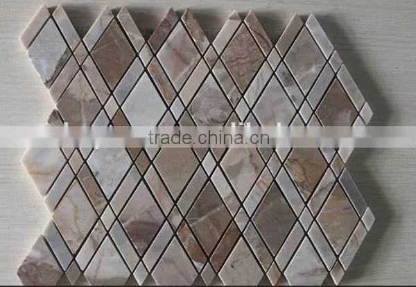 Wholesale Rhombus Mosaic Floor Tile photo-2