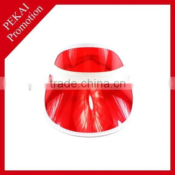 Cheap Plastic Sun Visor Cap Wholesale for Promotion Gift photo-4