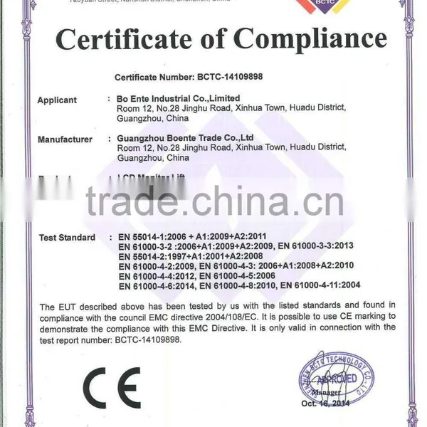 Computer LCD Monitor Flip Up Equipment for Audio Video Conference Solution photo-5