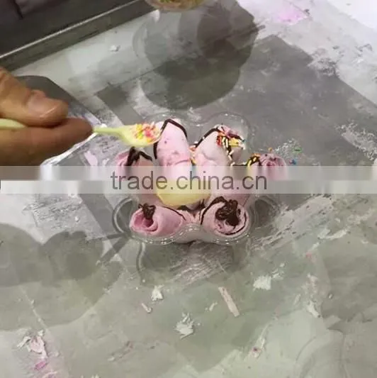 Small Fried Ice Cream Machine With Low Price for Street Business photo-4