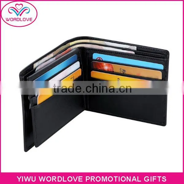 Folding Leather RFID Blocking Wallet With Card Slots For Card photo-2