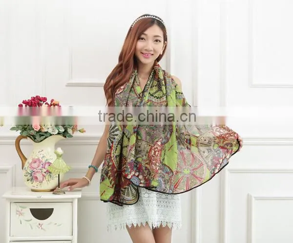 2015 Fashion Cheap Scarf/bulk Wholesale Fashion Scarves/chiffon Scarves photo-6