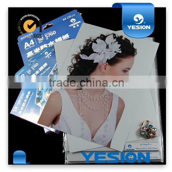 Yesion Brand A3 A4 A5 Glossy Inkjet Photo Paper With All Inkjet Printer photo-5