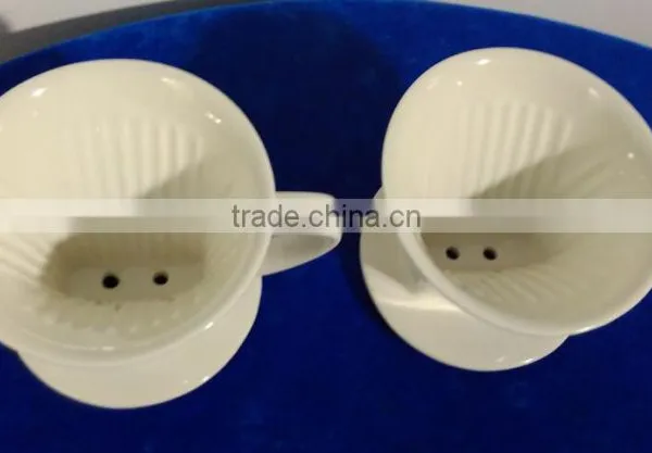 Promotional Red Kitchenware Custom Ceramic Coffee Dripper photo-4