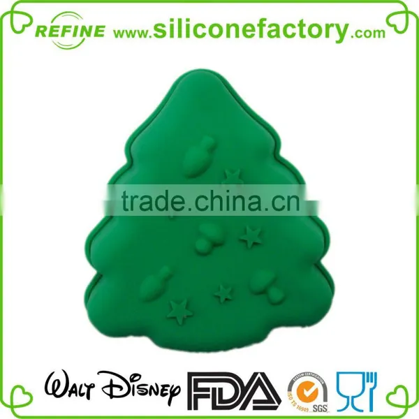 Christmas Gifts-Heat Resistent Silicone Tree Shaped Cake Mold photo-2