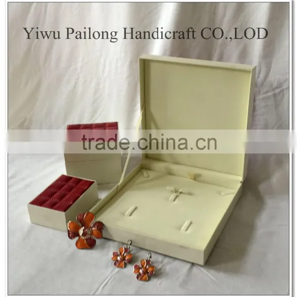 High-Grade Leather Design Plastic Jewlery Box Manufacturers photo-3