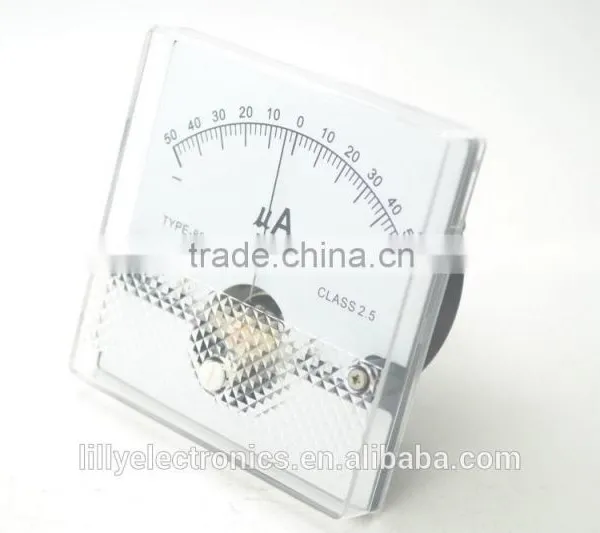 SD-80 Panel Meter DC 50 uA Class 2.5 80x80mm photo-3