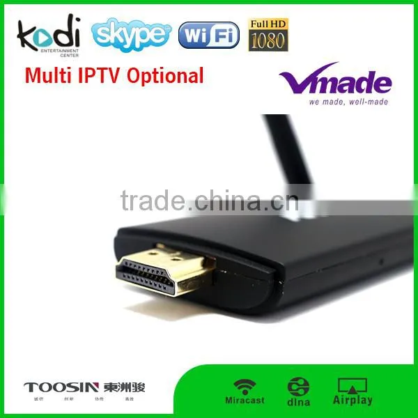 MINI Cheapest Donggle Android M85 Full HD Media Player Quad Core Android TV Dongle Smart TV Set Top Box photo-4