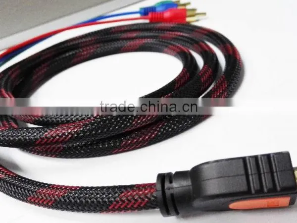 2M HDMI to 3RCA Cable With Nylon Net photo-4