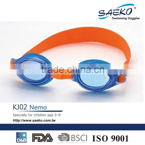 KJ02 - Best Selling Cute Comfortable Anti-Glare Kids Children Junior Swimming Goggles photo-2