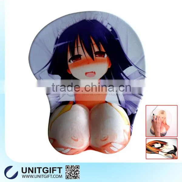 Cheap Price Big Boobs Cartoon Girl Mouse Mat photo-2