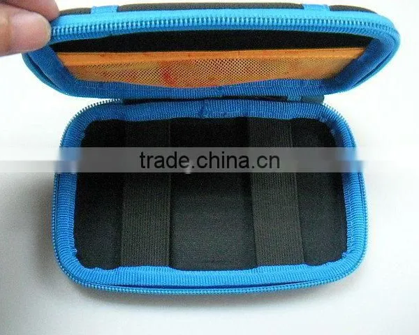 Net and rubber zipper puller eva artificial eva bag case