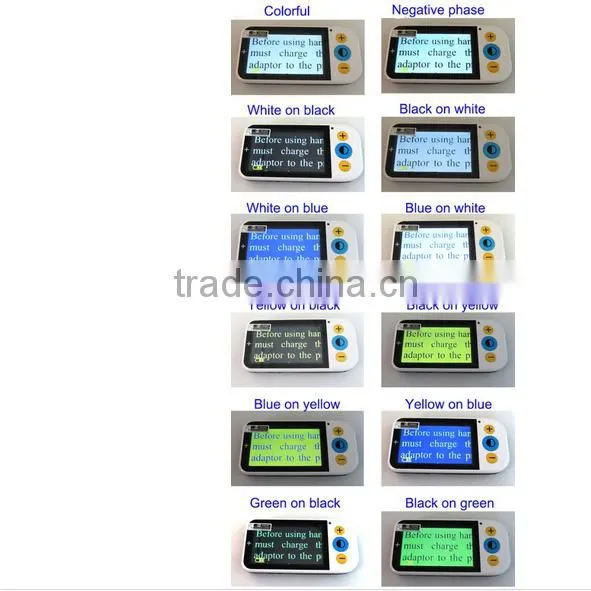 New 4.3" LCD 2-32X Digital Video Magnifier Low Vision Reading Aid Tool 12 Color Modes Microscope Visual Electronic With AV OUT photo-5