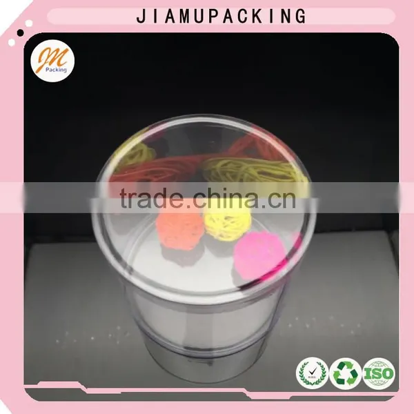 2016 Salable Clear Plastic Cylinder Container for Candy Packaging photo-2