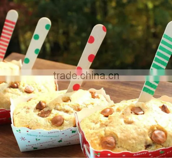 Stripes and Dots Small Rectangle Paper Loaf Pans Baking Pans - Mini Cake Pans - Loaf Baking Pans 1.2" Wide X 3.1" Long X 1.4" h photo-6