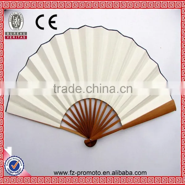 Custom Printing Chinese Traditional Hand Hold Bamboo Cloth Fan photo-2
