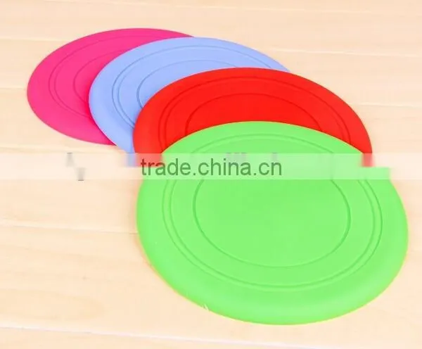 Soft Frisbee Rubber Flying Disc Pet Flyer Silicone Frisbee photo-2