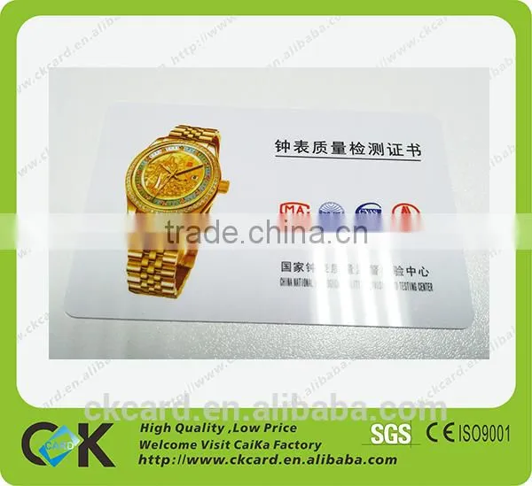 High Quality International Warranty Card/product Quality Card photo-4