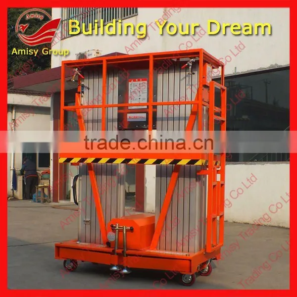 2012 Orange Dual Mast Aerial Work Platform/0086-371-65866393