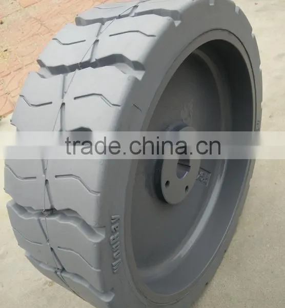 Hot Sale 15x5 Scissor Lift Wheel for el Machine photo-4