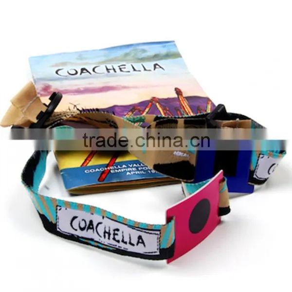 Cheap Free Disposable One Time Use Custom Smart Wristband Fabric Wristband photo-2