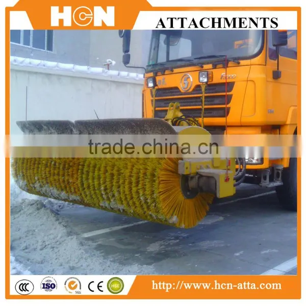 Hydraulically-driven Angle Broom Sweeper Attachments For Engineering Vehicle photo-2
