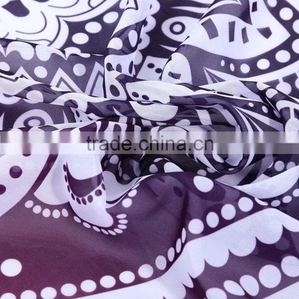1PC Printed Compressed Mat Camping Microfiber Fabric Portable Lightweight Swimming Pad Mat Cushion photo-5