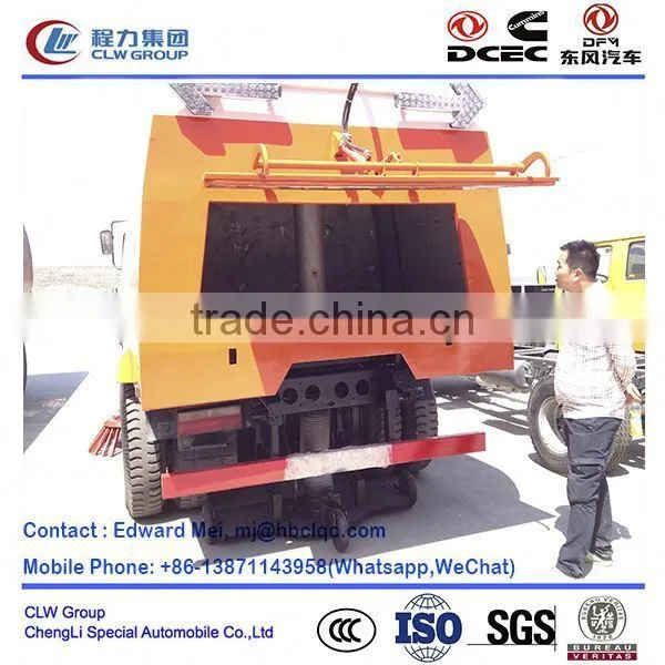 Dongfeng 4*2 4*4 Type 190hp 8 Ton Vacuum Sweeper Truck photo-4