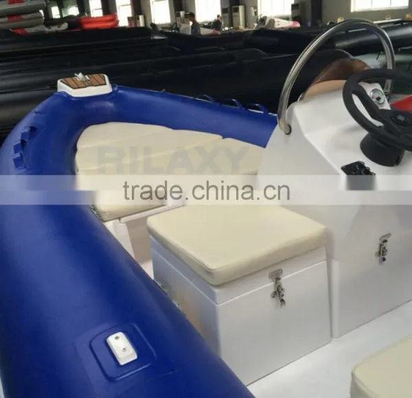 Rigid Inflatable Fiberglass Pontoon Boat photo-4