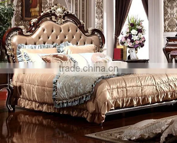 BISINI Brand New Bedroom Furniture, Royal and Luxury Bedroom Furniture Set, King Size Bed With Nightstand Set (BF01-ML014) photo-3