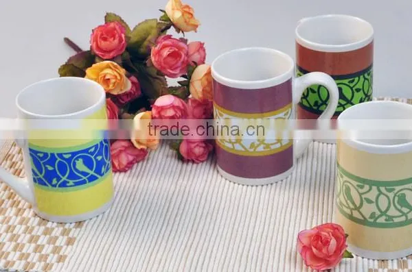 350ml Customized Decal Printing Ceramic Mug Full Wrap Printing Ceramic Mug photo-3