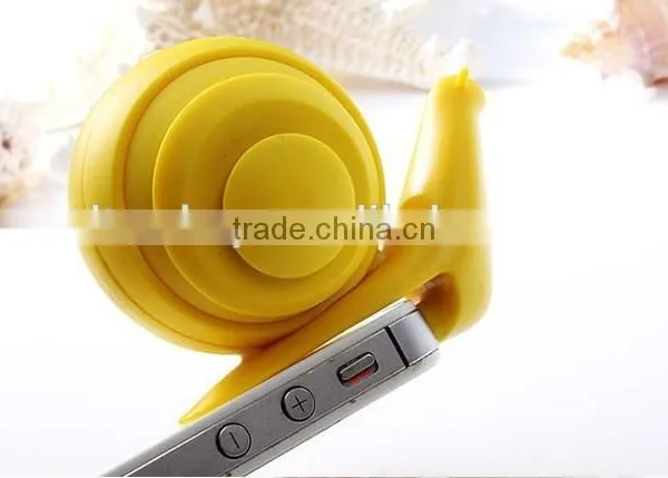 2015 New Arrival Best Present Gift Mini Speaker Snail Shape Mini Speaker Which Could Be Stand For Mobile Phones photo-3