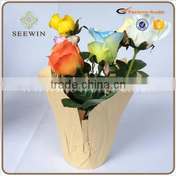 Cheap Wholesale Flower Kraft Paper Pots Cover photo-3