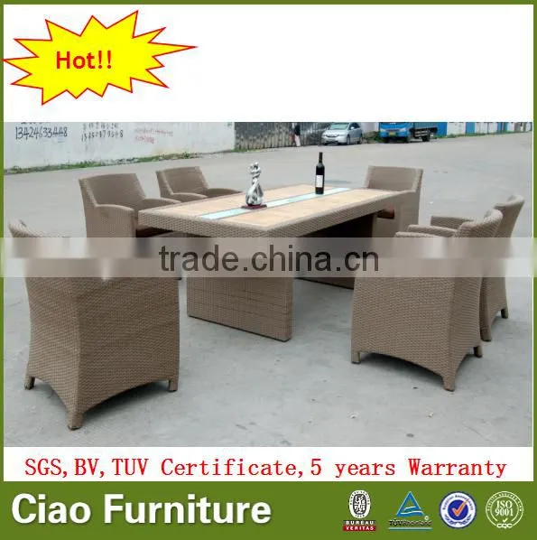Garden Furniture Outdoor Dining Set Rectangle Table and Chair photo-2